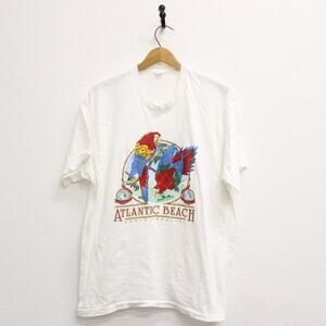 Vintage Atlantic Beach North Carolina Parrots T Shirt XXL 2X